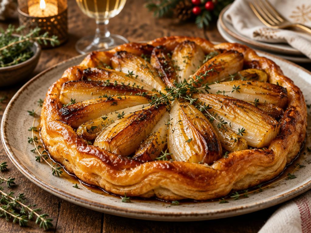 Tatin d'Endives des Fêtes — recette végétarienne à base de endive, 5 ingrédients