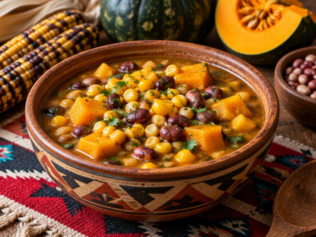 Ragoût des trois sœurs — recette végétarienne à base de courge, 7 ingrédients