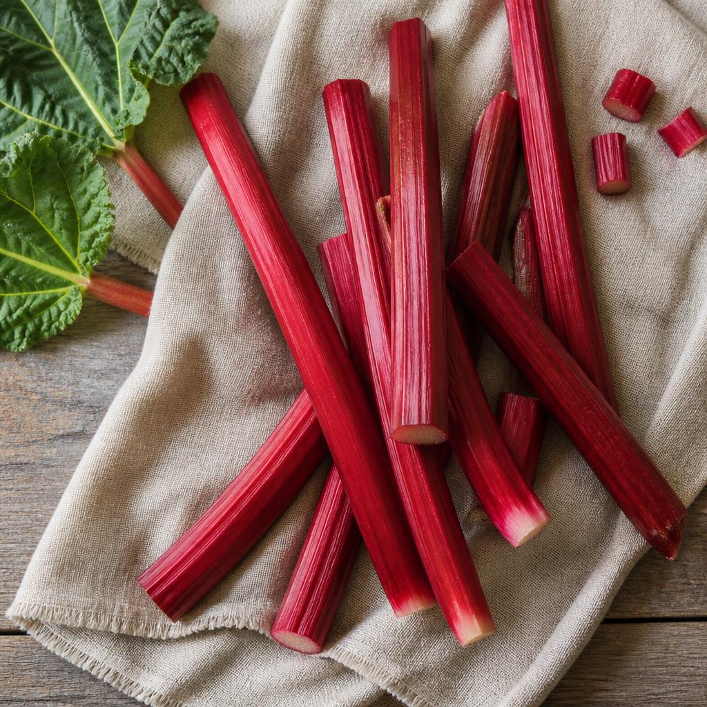 Rhubarbe — variété Rhubarbe rouge