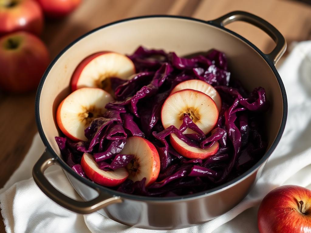 Rødkål — Chou Rouge Braisé Danois à la Pomme