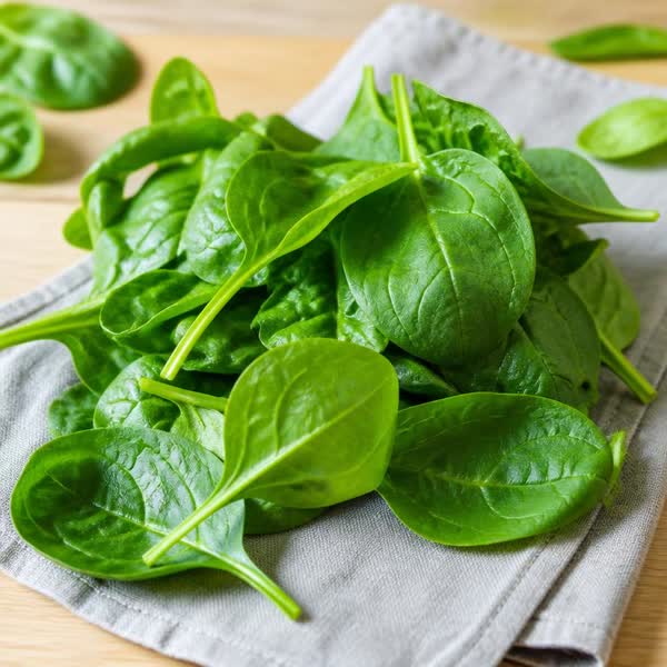 Épinards Fondus à la Pomme — recette végétarienne à base de épinard, 4 ingrédients