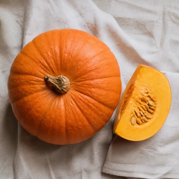 Purée de Potiron aux Graines de Lin — recette végétarienne à base de potiron, 5 ingrédients